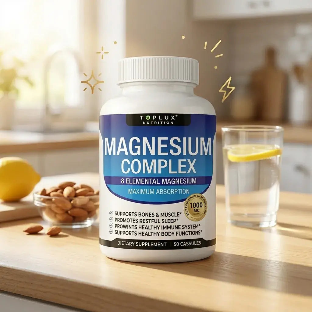 🇲🇬 Magnesium Complex 8 en 1, Contiene 90 Cápsulas